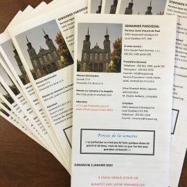 SEMAINIER PAROISSIAL 27 AVRIL 2025
